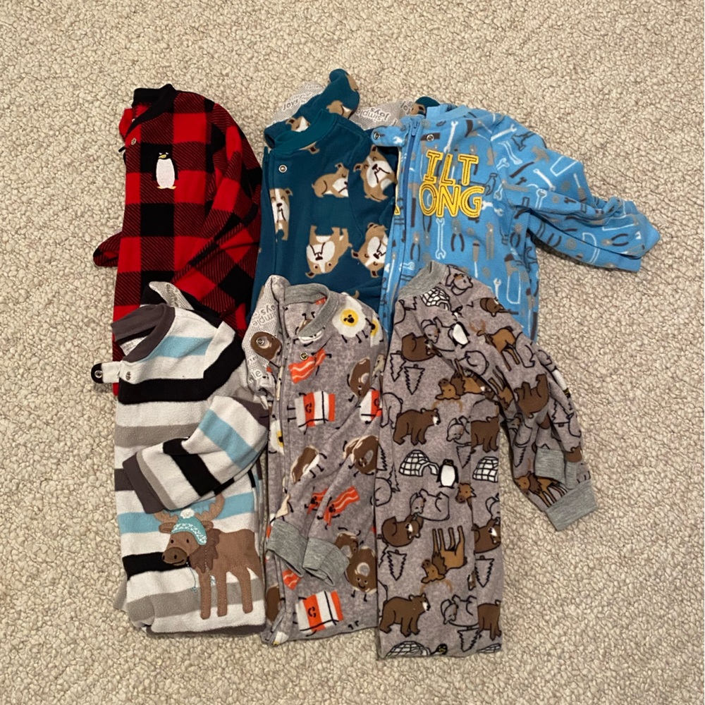 Simple Joys by Carter’s Fleece Zip PJs
